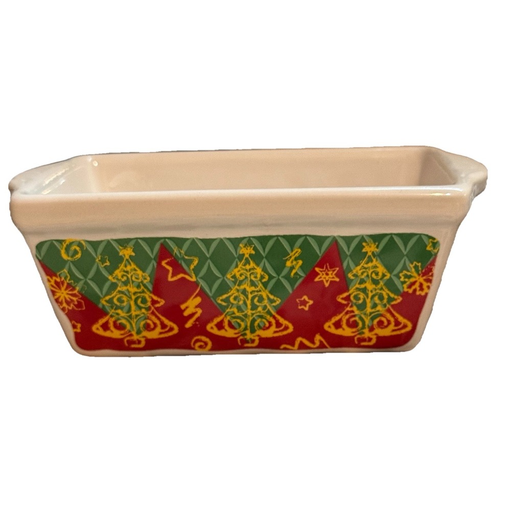 Mini Loaf Ceramic Pan Baking Dish - Set of 2